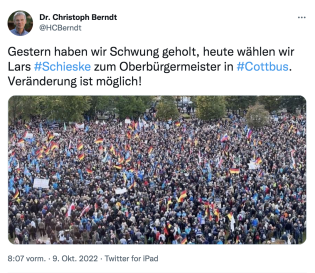 Afd nimmt den mund zu voll fur cottbus